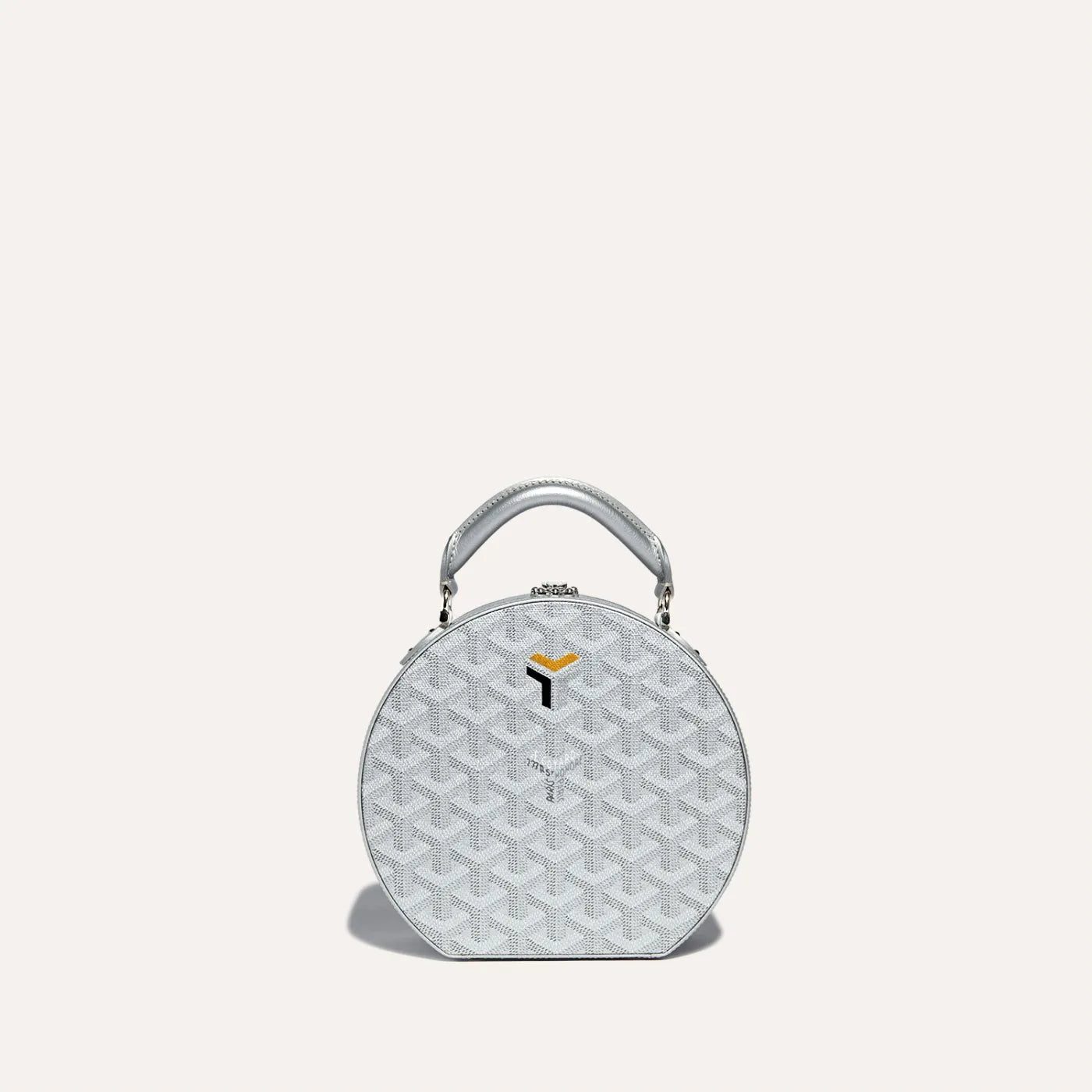 Goyard The Alto Hatbox Trunk Bag - Silver Limited Edition - Image 2