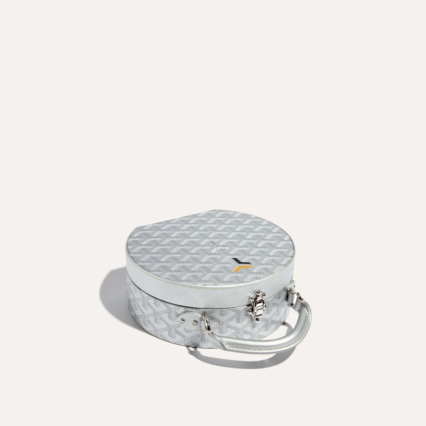 Goyard The Alto Hatbox Trunk Bag - Silver Limited Edition - Image 3