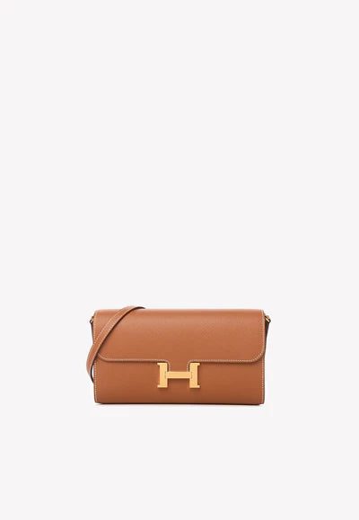 Hermès Constance To Go Wallet in Gold Epsom with Gold Hardware bag