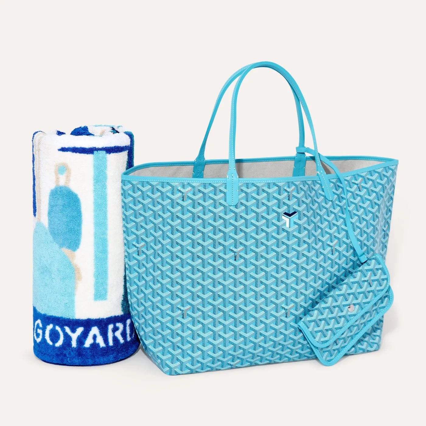 Goyard Saint Louis GM Bag and Balise Beach Towel