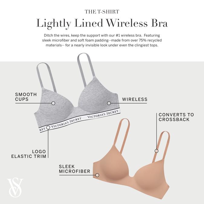 Victoria's Secret Shine Patch T-Shirt Wireless Bra - Image 2