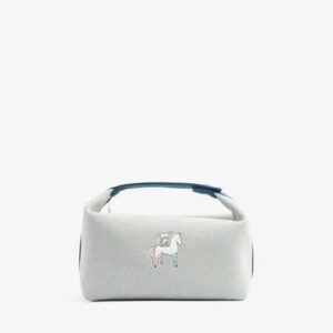 Hermès Large Bride-a-Brac Cabriole Pouch in Canvas bag