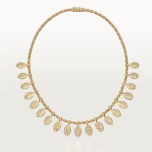 Cartier Grain de Café necklace, semi-paved