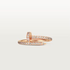 Cartier  Juste un Clou ring, small model, half-paved