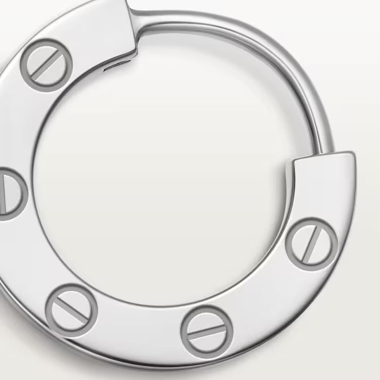 Cartier LOVE single hoop earring, paved - Image 4