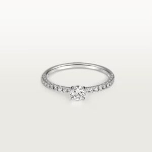 Cartier Etincelle de Cartier solitaire, brilliant-cut diamond, paved