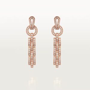 Cartier Agrafe earrings, paved