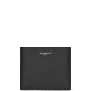 Saint Laurent Paris logo-print leather wallet