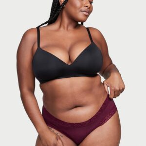 Victoria's Secret Lace Waist Cotton Cheeky Panty