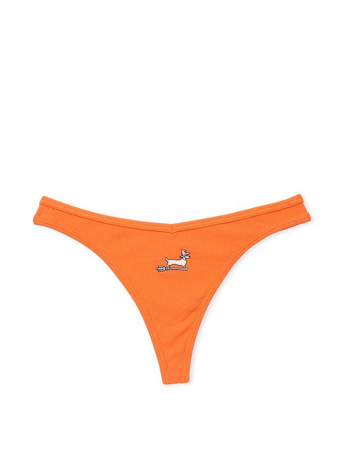 Victoria's Secret Cotton Thong Panty - Image 2