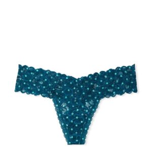 Victoria's Secret Lacie Lace-Up Thong Panty