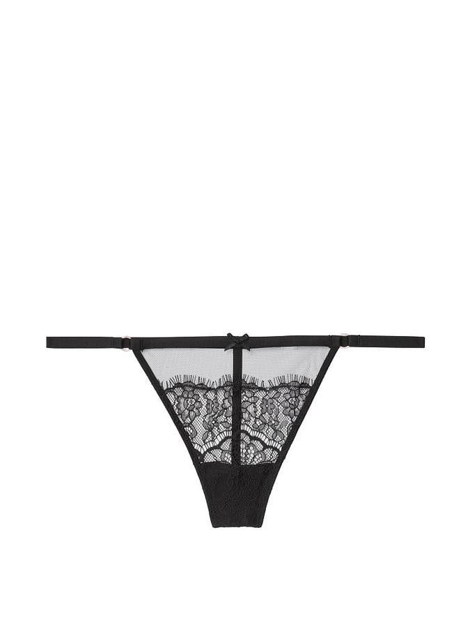 Victoria's Secret Mesh and Lace V-String Panty - Image 2
