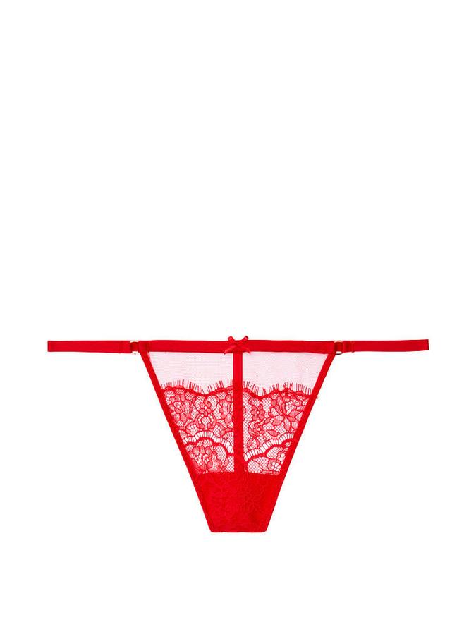 Victoria's Secret Mesh and Lace V-String Panty - Image 2