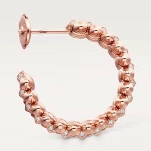 Cartier Clash de Cartier hoop earrings, double row, paved