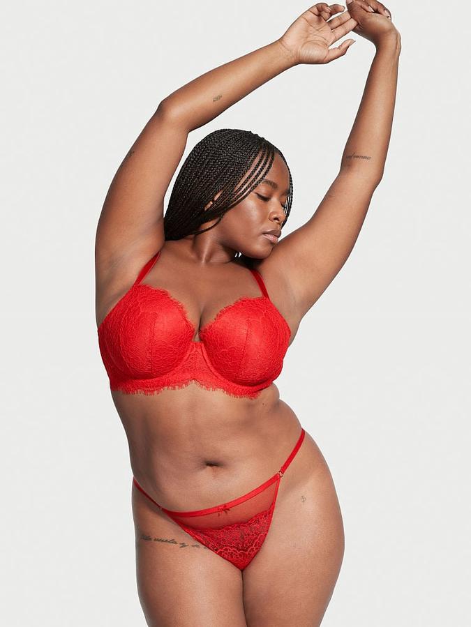 Victoria's Secret Mesh and Lace V-String Panty