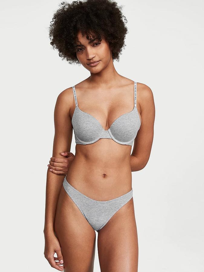 Victoria's Secret Stretch Cotton High Leg Thong Panty