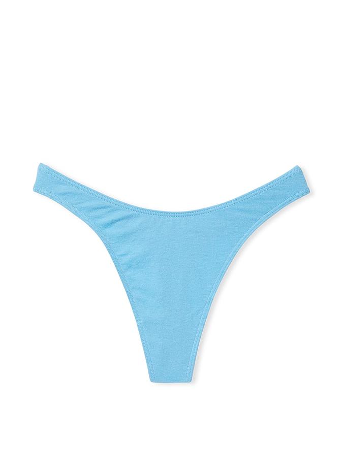 Victoria's Secret Stretch Cotton High-Leg Scoop Thong Panty - Image 3
