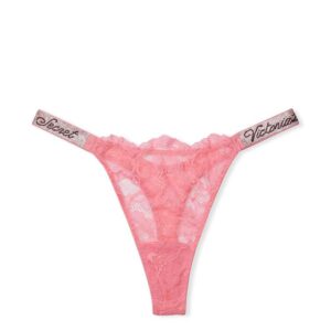 Victoria's Secret Shine Strap Lace Thong Panty