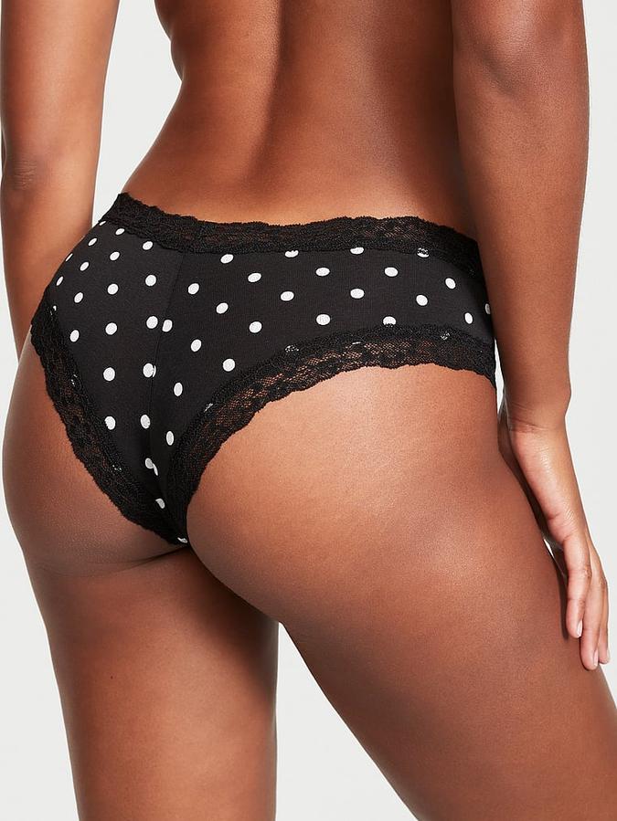 Victoria's Secret Lace-Waist Cotton Cheeky Panty - Image 2