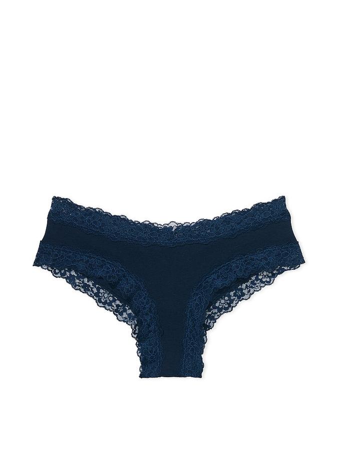 Victoria's Secret Lace-Waist Cotton Cheeky Panty - Image 3