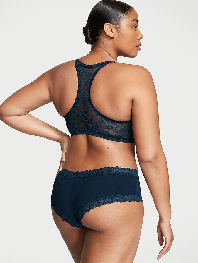 Victoria's Secret Lace-Waist Cotton Cheeky Panty - Image 2