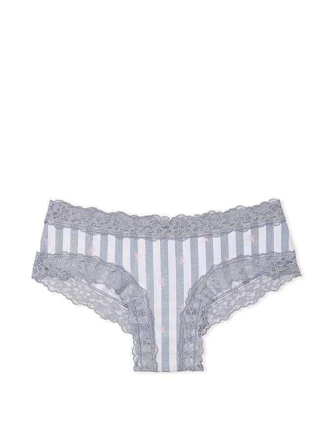 Victoria's Secret Lace-Waist Cotton Cheeky Panty . - Image 3