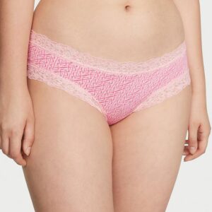 Victoria's Secret Lace-Waist Cotton Cheeky Panty