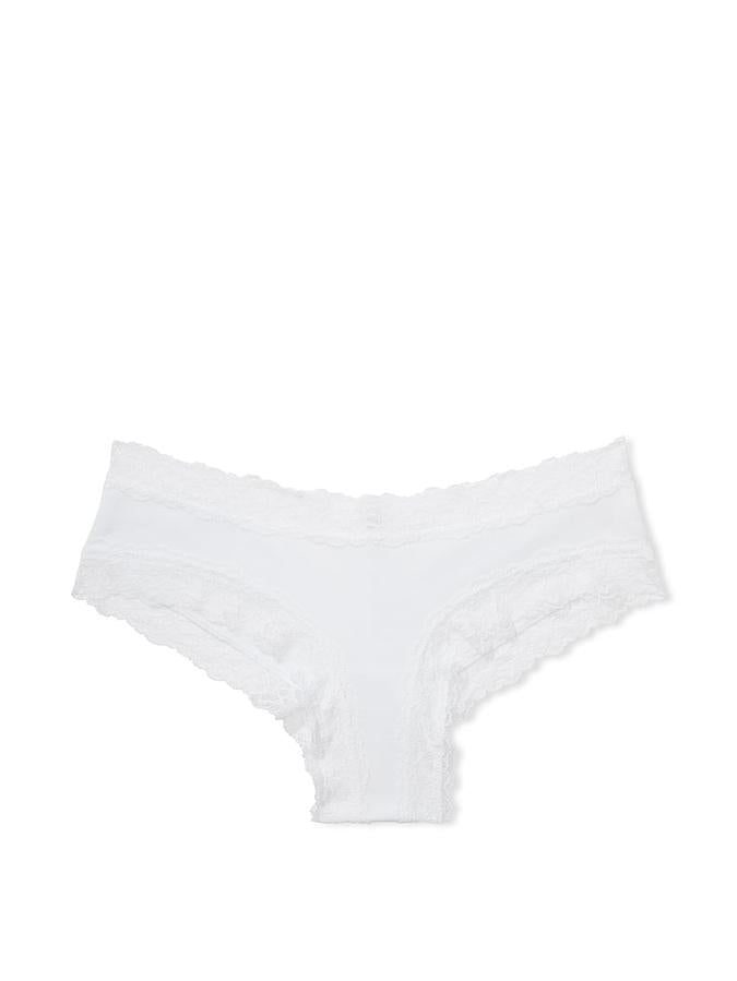 Victoria's Secret Lace-Waist Cotton Cheeky Panty - Image 3