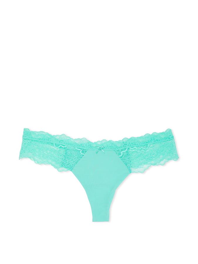 Victoria's Secret Lace-Trim Thong Panty - Image 3
