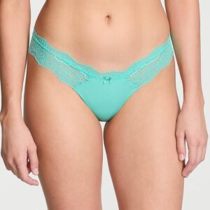 Victoria's Secret Lace-Trim Thong Panty