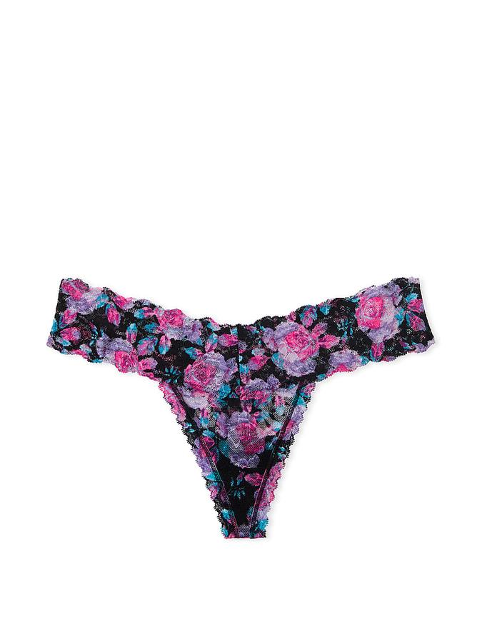 Victoria's Secret Posey Lace Thong Panty - Image 2