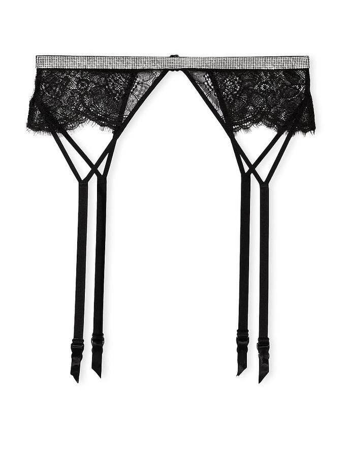 Victoria's Secret Shine Chain Strap Lace Garter Belt - Image 3