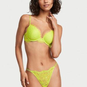 Victoria's Secret Shine Chain Strap Lace Thong Panty