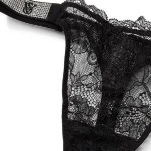 Victoria's Secret Shine Strap Lace Thong Panty