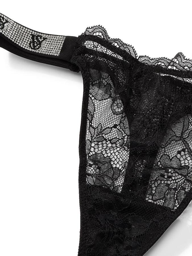Victoria's Secret Shine Strap Lace Thong Panty