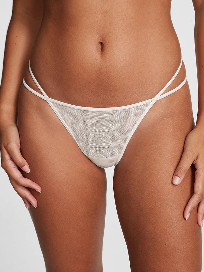 Victoria's Secret DOT MESH STRAPPY THONG
