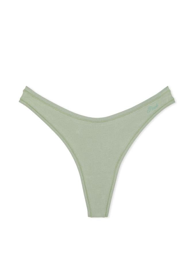 Victoria's Secret Cotton Thong Panty - Image 2