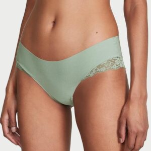Victoria's Secret No-Show Lace-Trim Cheeky Panty