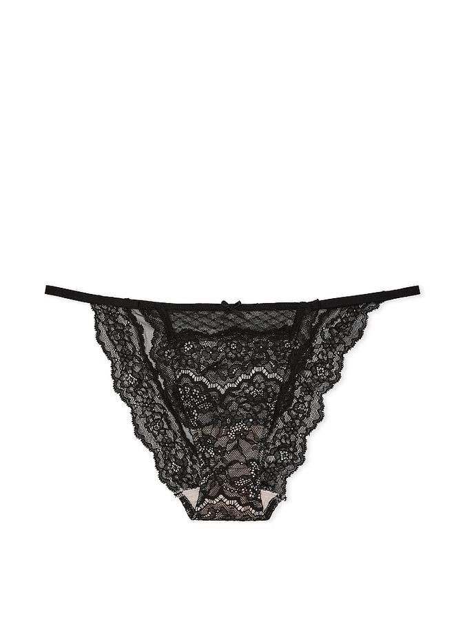 Victoria's Secret Lace & Mesh String Bikini Panty - Image 3