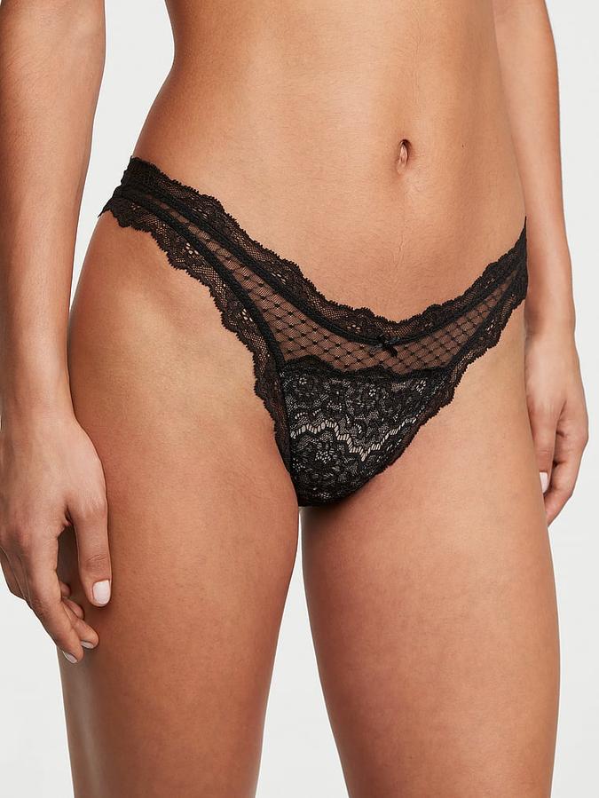 Victoria's Secret Lace & Mesh Brazilian Panty