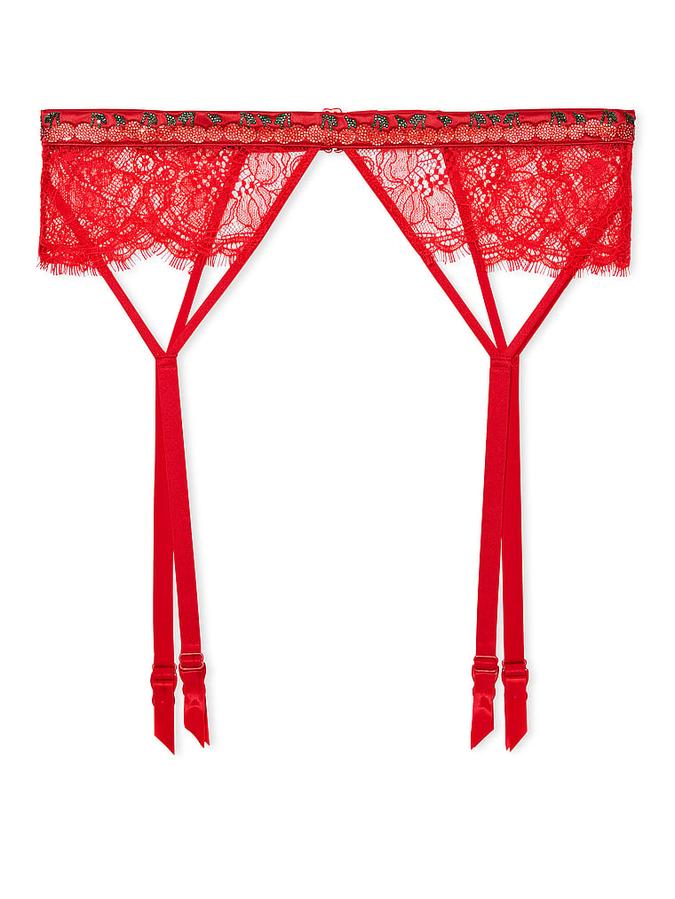 Victoria's Secret Shine Strap Lace Garter Belt - Image 3