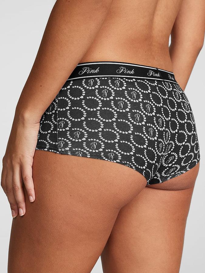 Victoria's Secret Logo Cotton Boyshort Panty - Image 2