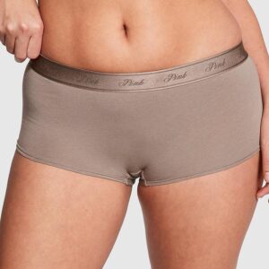 Victoria's Secret Logo Cotton Boyshort Panty