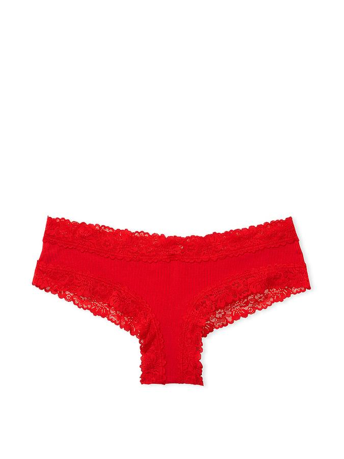 Victoria's Secret Wink Lace-Trim Cheeky Panty