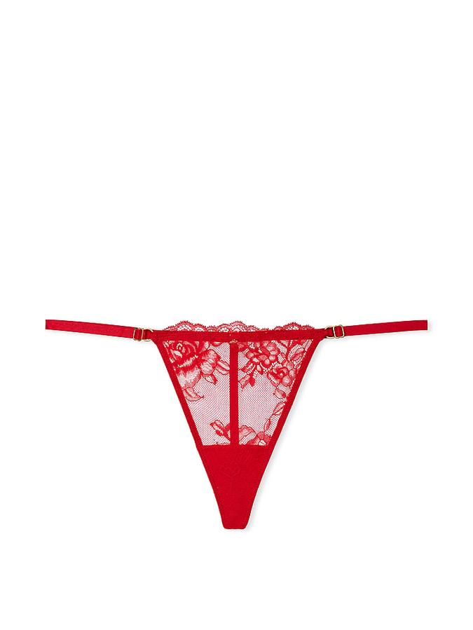 Victoria's Secret Lace Adjustable V-String Panty - Image 2