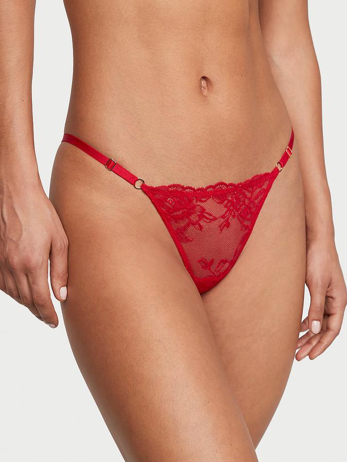 Victoria's Secret Lace Adjustable V-String Panty