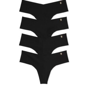 Victoria's Secret 4-Pack No-Show Thong Panties