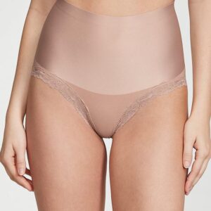 Victoria's Secret Smoothing Shimmer Lace-Trim Brief Panty