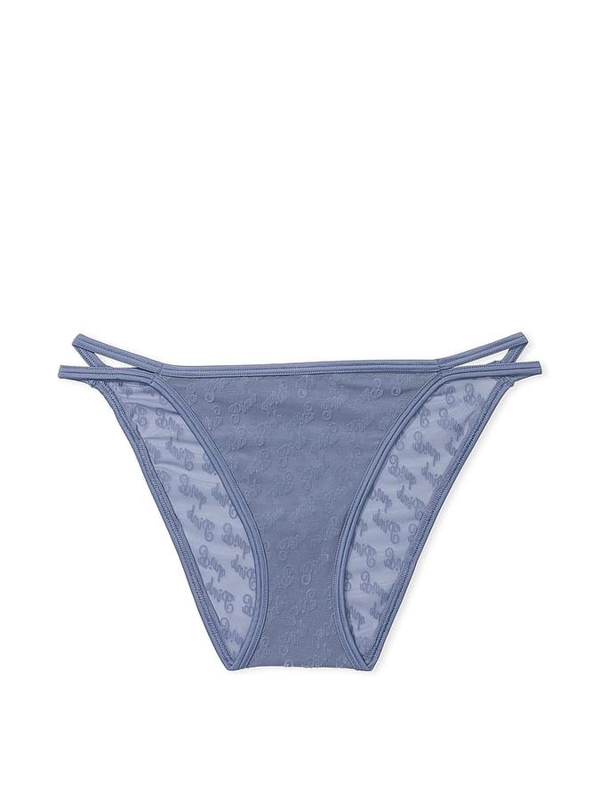 Victoria's Secret Logo Mesh Strappy Cheeky Panty - Image 3