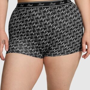 Victoria's Secret Logo Cotton High-Waist Boyshort Panty